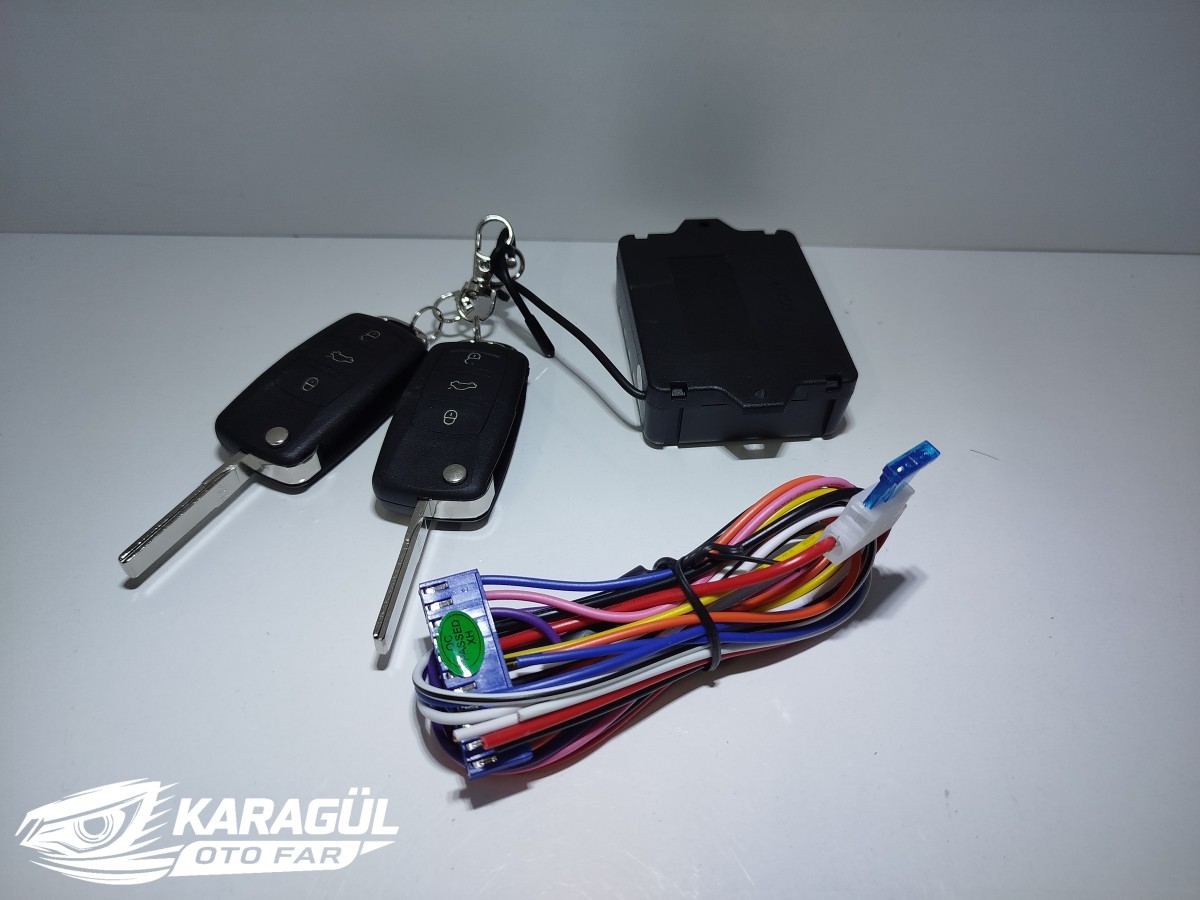 Merkezi kilit Beyin kumanda Seti (Sustalı)