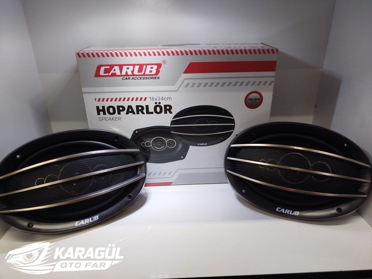Carub 1000w 16x22 6-9 Oval Hoparlor Seti̇  (takım)