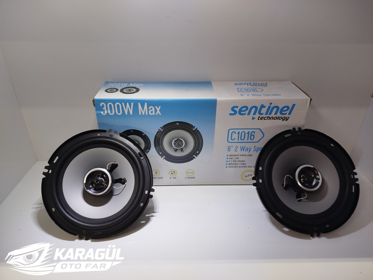 Sentinel Oto Hoparlör 16 cm 200 W 2 Yol 1 (takım)